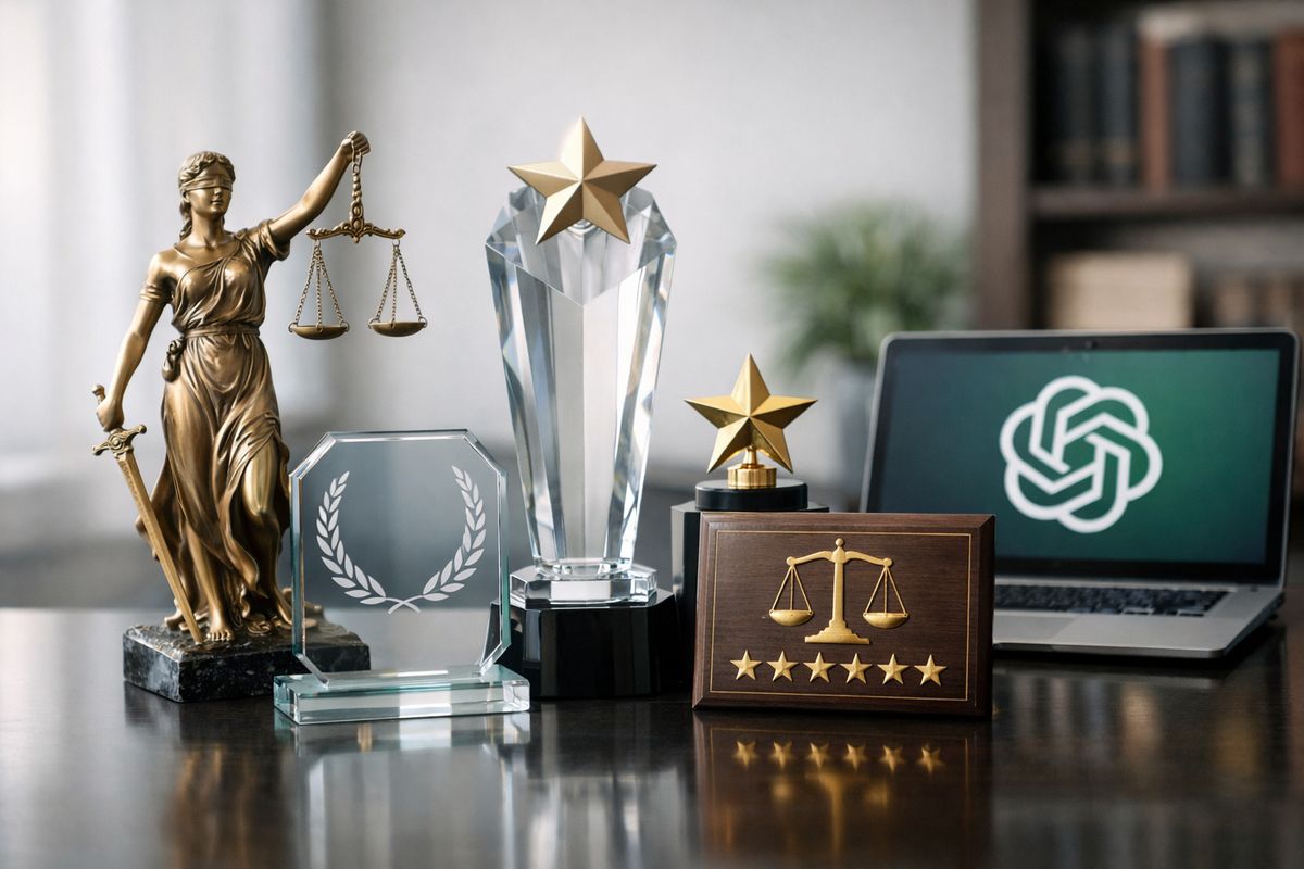 Do Awards and Reviews Help Law Firms Show Up in ChatGPT?
