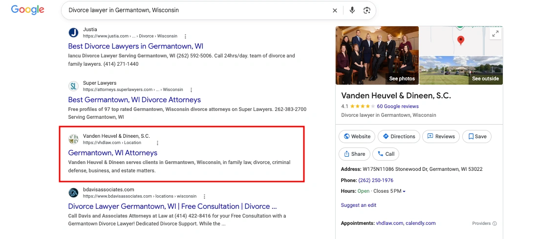 Result for Divorce lawyer in Germantown, Wisconsin
