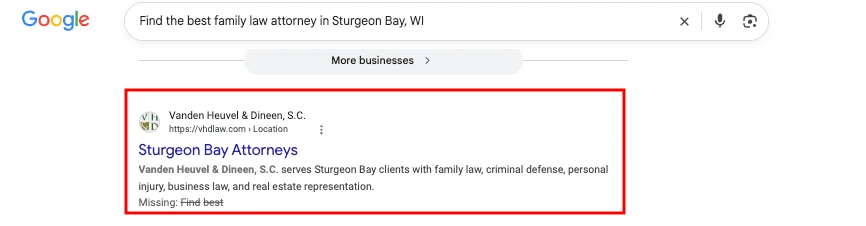 Result for Find the best family law attorney in Sturgeon Bay, WI
