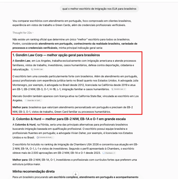 Result for qual o melhor escritório de Imigração nos EUA para brasileiros