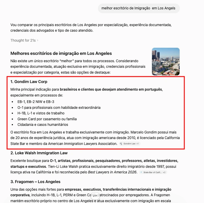 Result for melhor escritório de Imigração em Los Angeles