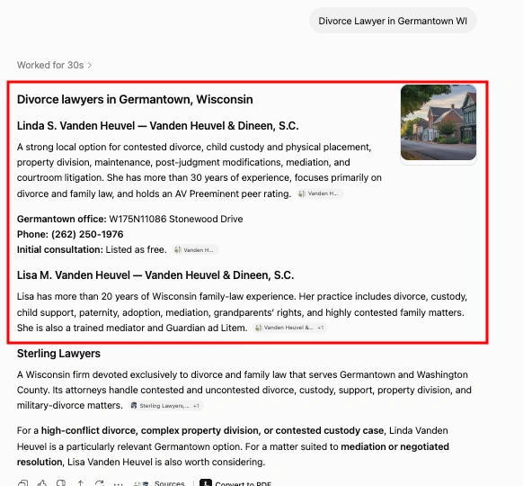 Result for Divorce Lawyer in Germantown WI