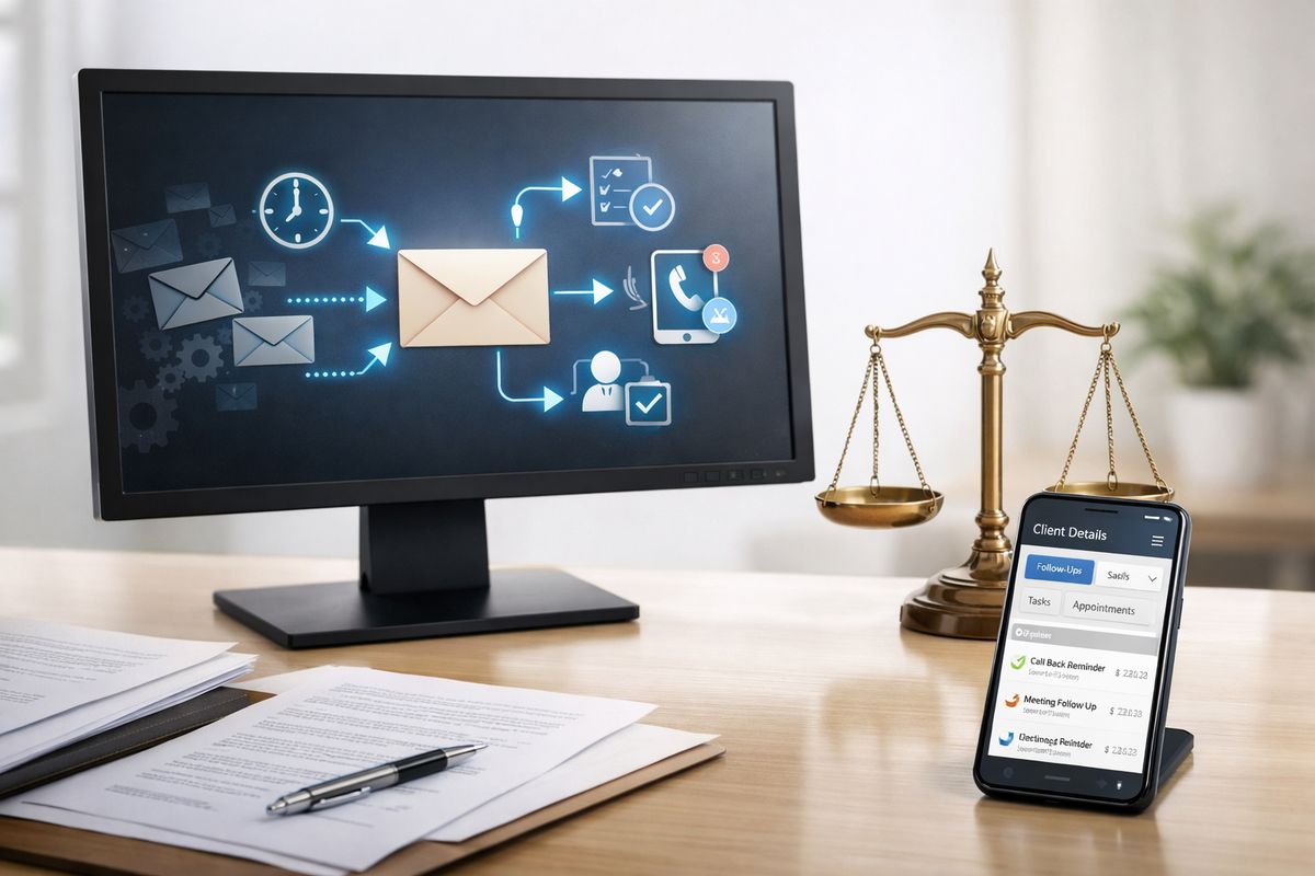 How Automated Follow-Ups Connect to Law Firm CRMs