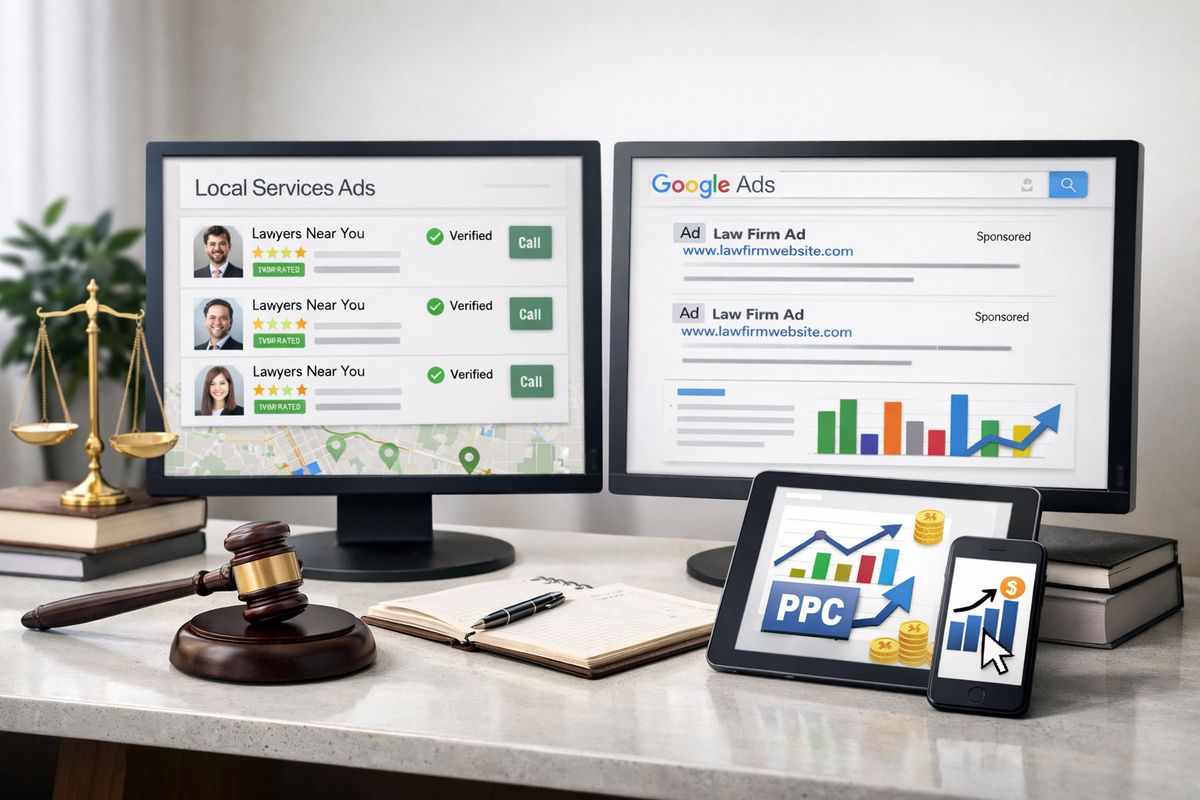 Local Services Ads vs Google Ads: What Law Firms Need